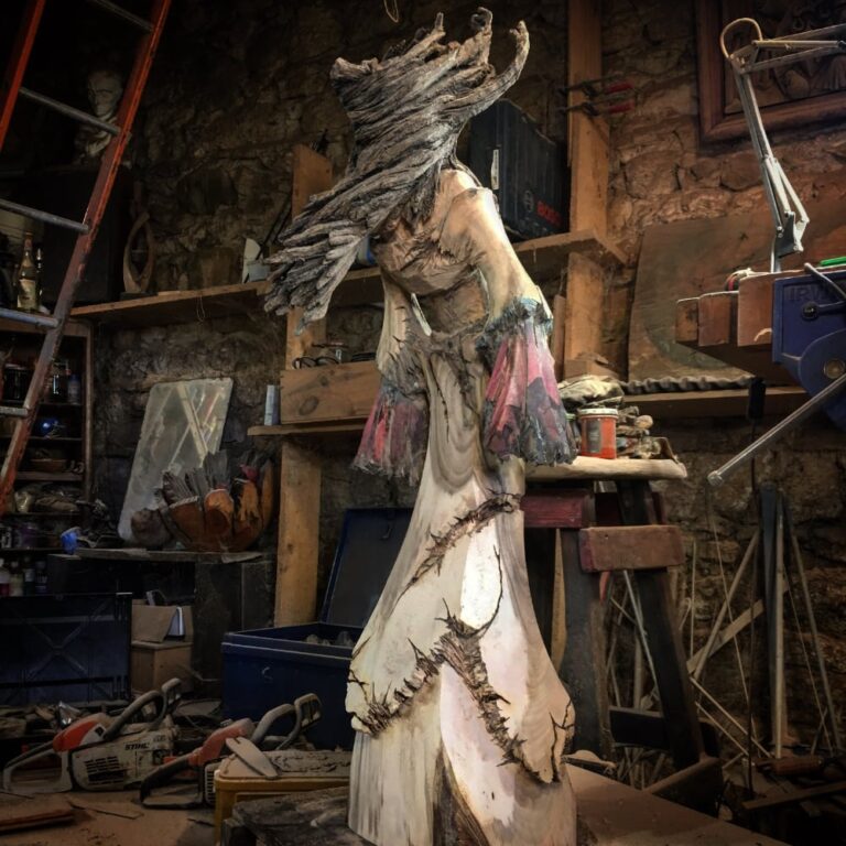 Sculpteur contemporain Alexandre Berlioz - en cours - Divine Angel